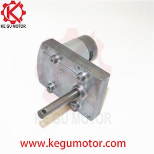 China Hot Sales 95mm 12V DC High Torque Mini Electric Worm Gear Box Motor KG-9560Z550 26kg.cm on load 26 rpm gear motor on sale