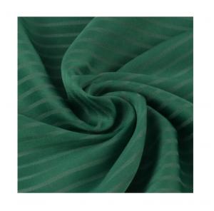 China Island Stripe Silk Like Polyester Fabric Eco Friendly 100 Recycled Polyester Fabric factory