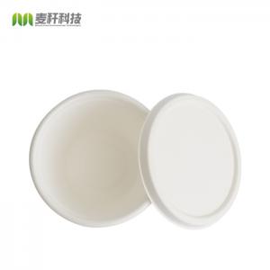 China New Large Size Eco-friendly Biodegradable Sugarcane Fiber Bagasse Heavy Duty Food Packaging Soup Noodle Pasta Bowl with Lid HBMG factory