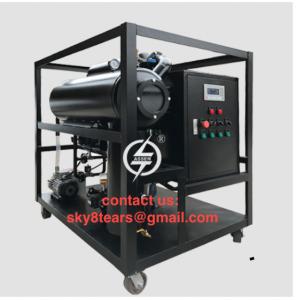 China ZYD-I SERIES DOUBLE STAGE TRANSFORMER OIL REGENERATION MACHINE factory