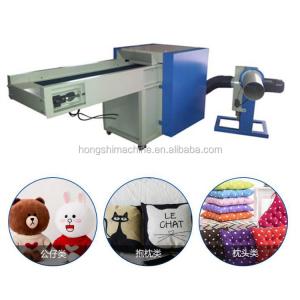 China feather cotton ball fiber pillow stuffing filling machine /Foam Particles Filler Machine for Pillow factory