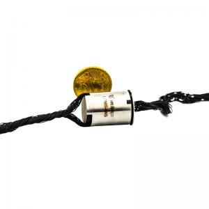 44 Circuits Super Miniature Slip Ring with Gold-gold Contact and Low Electrical Noise for CCTV
