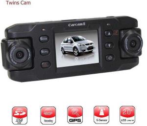 China Dual Lens 140 Degree Wide Angle 2.0 inch High definition LCD Car Black Box Recorder on sale