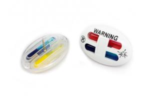 China Anti - Theft EAS Hard Tag RF 8.2MHZ / Ink Security Tag Multi Color Available factory