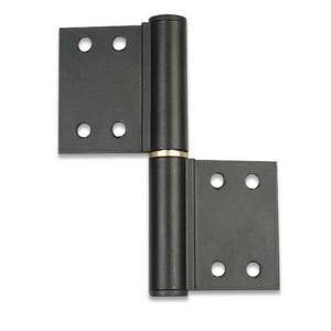 China Aluminum Black Door Hinges , 4 Inch door flag hinge Thickness 2.7-4.5mm factory