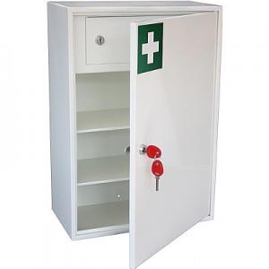 China Empty Metal First Aid Cabinet , Medical Storage Cabinet With Drawer factory