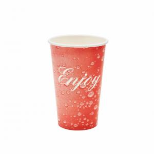 China 20OZ Eco Friendly Kraft Recyclable Paper Cups For Cold Drinks on sale