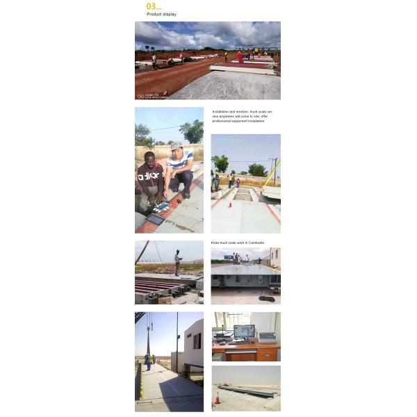 Chinese Weighbridge Manufacturer OIML Approval Digital 3*18M 100T Truck Scale