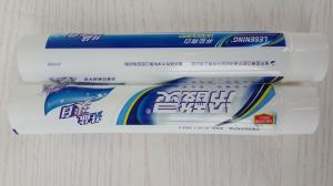 China 210g large Diameter Toothpaste Tube Plastic laminated Packaging with Transparent window factory