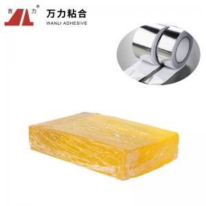 China 10000 Cps Solid Yellow Hot Glue Aluminum Foil Hot Melt Adhesive Tape TPR-7350 factory