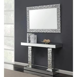 China Unique sparkly mirrored console table acrylic crystal decorative hallway table for living room on sale