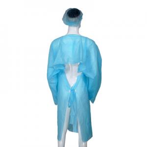 China Protective CPE Plastic Gown Water Resistant For Adult 102x194cm factory