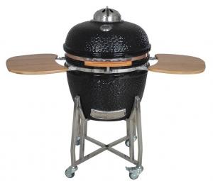 China SGS Black Cast Iron Grate Barbeque 24 Inch Kamado Grill factory