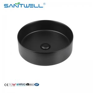China Chaozhou Curved Matt Black Ceramic Basin Bathroom Sink Hand Wash Avove Counter Basin factory