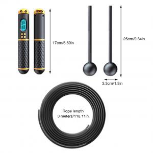 China Weight Loss Smart Jump Rope Counter Speed Counting Digital Jump Rope Adjustable Cordless Skipping Fitness Jump Rope factory