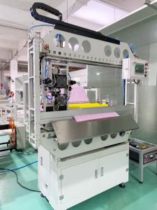 China 10-12rs/Min Automatic Ultrasonic Medium Efficiency Air Filter Bag Machine Welding Bottom Slicing on sale