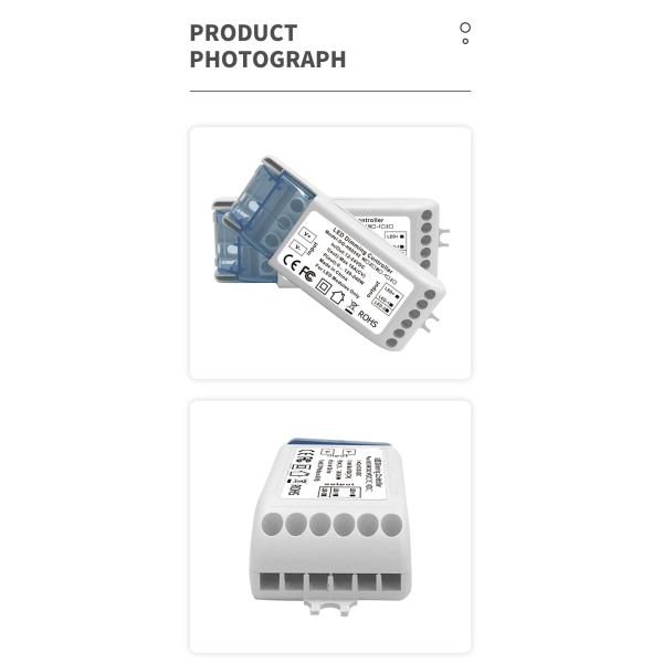 Tinting Low Voltage Lamp LED Dimming Controller Bi Color Temperature Stepless 10A