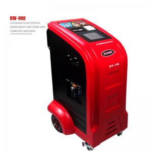 China AC Charging HW-998 R134a Refrigerant Recovery Machine With Database factory