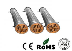 China Sulfate Solution U Heat Exchanger , Shell & Tube Condenser R410A Refrigerant factory