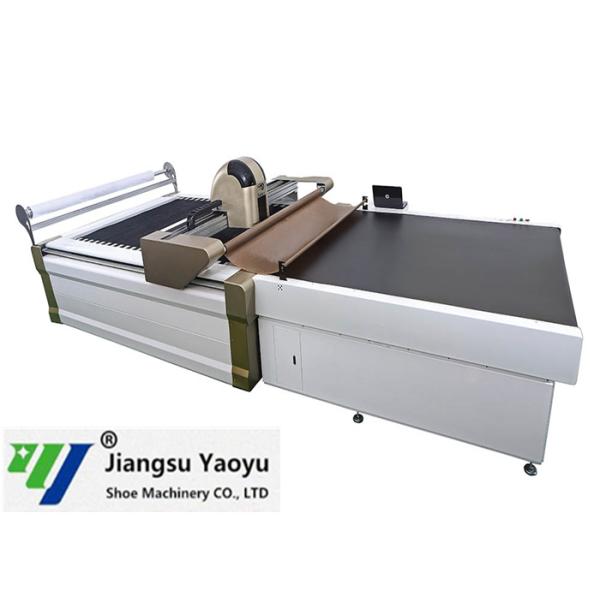 Sofa Leather Cloth CNC Fabric Cutting Machine , CNC Knife Cutting Table