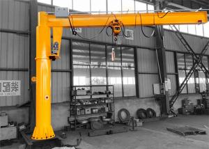 China Column Mounted 2 Ton Jib Crane Hoist Floor Pedestal Slewing Pillar Jib Crane factory