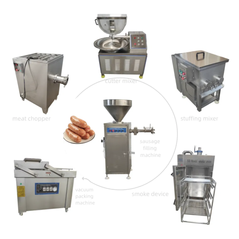 Convenient Pneumatic Quantitative Self-Twist Sausage Stuffing Efficiency Enema Filling Making Machine