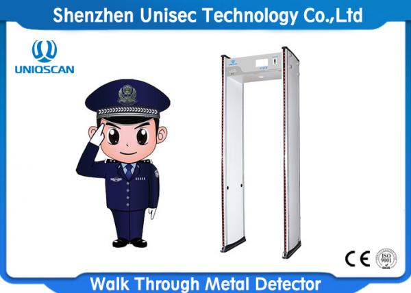 China 6/12/18 Zones Door Frame Metal Detector , Security Body Scanner For Security Inspection factory