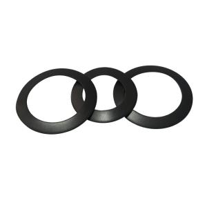 China Sintering temperature 375 PTFE ring cutting from tubes by precision CNC machine factory