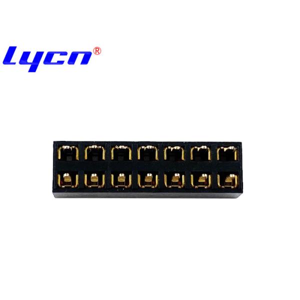 1.27mm Pitch Female PCB Header Height 3.4mm With Minimum Holding Force 0.4KGF