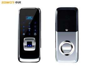 China Smart Anti Theft Thumbprint Biometric WiFi Door Lock factory