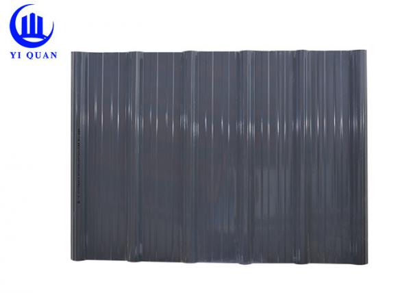 China Pet Farm Pvc Coloured Corrugated Plastic Roofing Sheets Tiles 1130 Mm Width factory