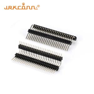 China Dual Insulator RA Dip Type Pin Header Board To Board Pcb Berg Connector on sale