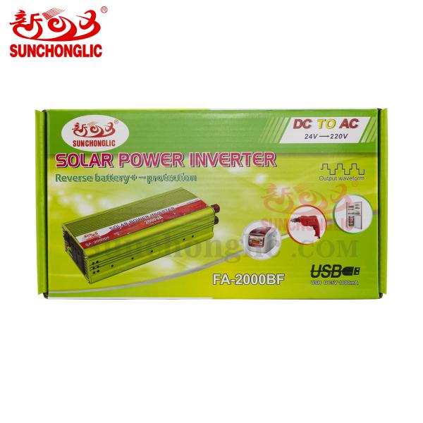 China 2000w Modified Sine Wave Power Inverter With Usb 5v 1a Supporting 220v/230v Ac Output And 24v Dc Input factory