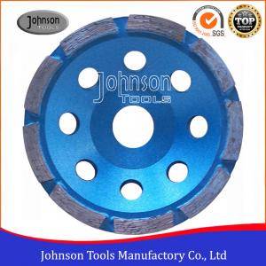 China 115mm Single Row Diamond Turbo Cup Wheel , Floor Grinding , Grinder Wheel factory