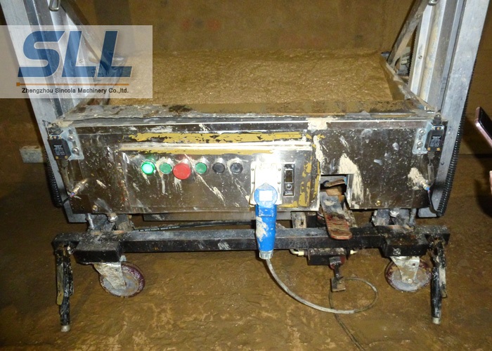 Self Leveling Pole Folding Automatic Wall Plastering Machine Light Weight