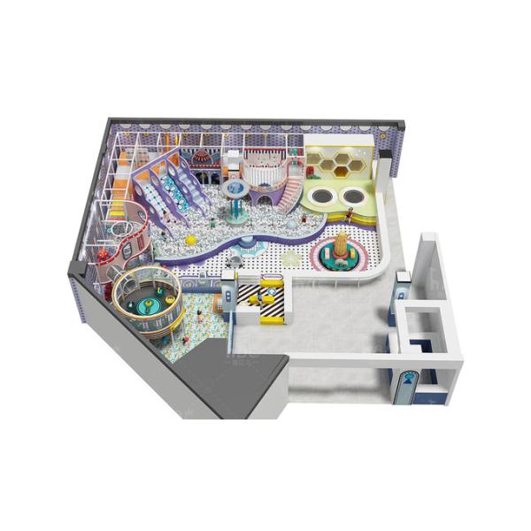 Custom Indoor Playground Equipment for Kids with Ball Pit