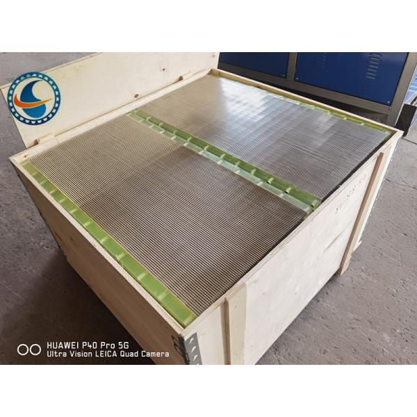 Wrapped Ss 304 Wedge Wire Screen Panel For Industrial Filtration