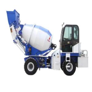 China Large Drum 4WD Automatic Cement Mixer Lorry Self Loading Diesel Portable 6.5m3 Mobile factory