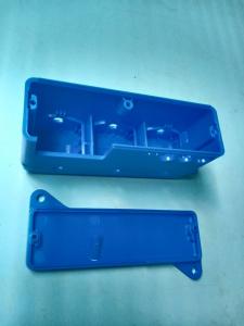China High precision injection molding for plastic parts blue color custom plastic tooling factory