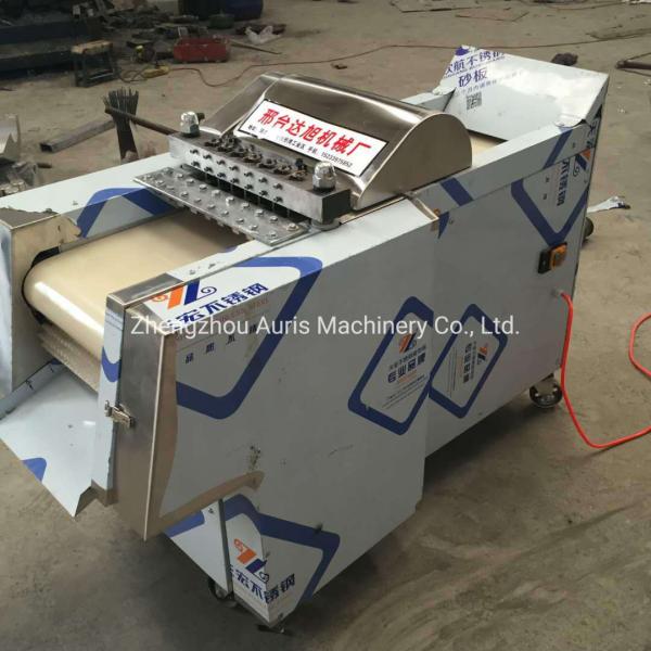 1.5kw Frozen Meat Dicing Machine 300kg/H Chicken Cube Slicer Machine