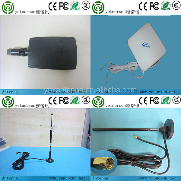 50ohm Input Impedance 5dB Gain Indoor Omni 4G External LTE Antenna with TS9 Connector