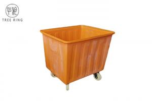 China PE Industrial Strength Poly Box Truck Economical Utility Cart For Material Handling factory