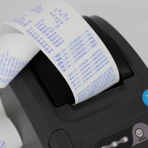 China FOCUS Thermal Printer Paper / Thermal Register Rolls Image Blue And Black factory