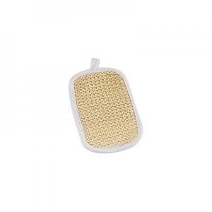 China Face Cleaning Sisal Bath Sponge , Rectangle Exfoliating Body Scrubber on sale