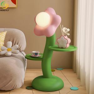 China Creative Flower Floor Lamp Decoration Living Room Bedroom Bedside Nightlight Cartoon Cute Home Crafts on sale