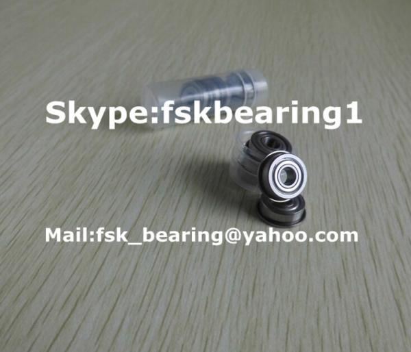 China Metric F605ZZ Miniature Flanged Ball Bearings 5mm x 14mm x 5mm factory