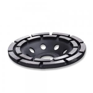 China 7inch 180mm Diamond Double-Row Grinding Wheel Is Used To Quickly Grind And Polish Concrete, Granite factory