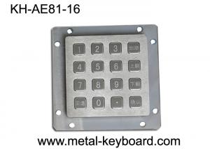 China Liquidproof Vandal Proof Keypad Rear Panel Mounting , Customizable Keypad Outdoor / Indoor factory