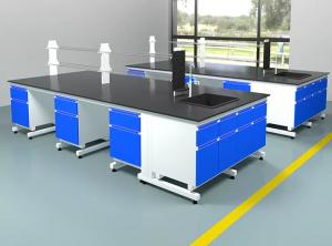 China Gooseneck Design School Laboratory Furniture Dental Laboratory Workstation Side Table factory