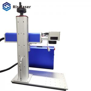 China Mini Metal Fiber Laser Marking Machine 30w Fiber Laser Engraver factory